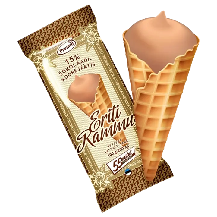 Eriti Rammus šokolaadi-koorejäätis 100g