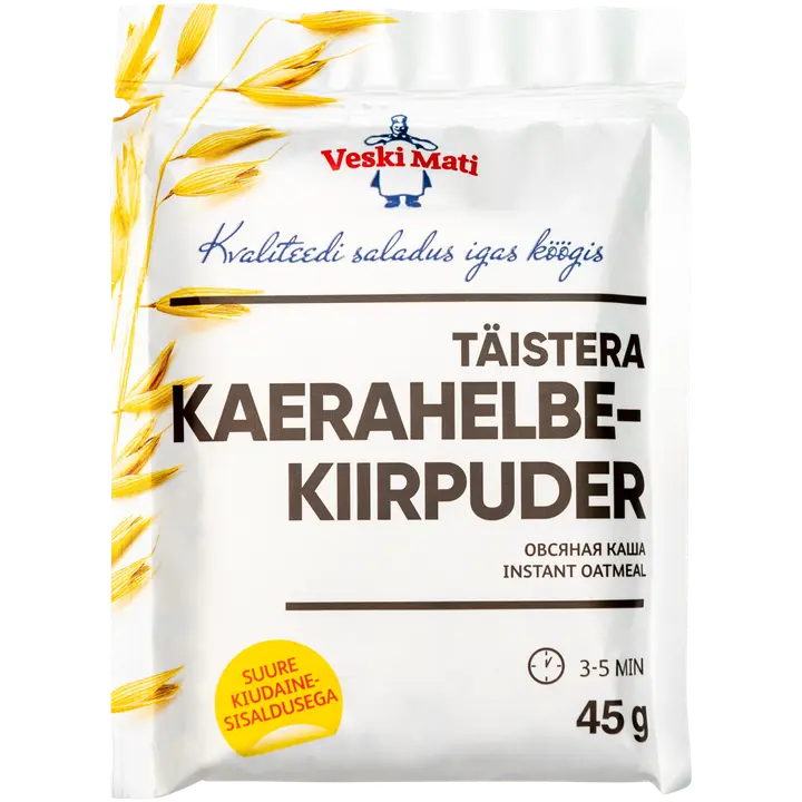 Veski Mati täistera kaerahelbe kiirpuder 45g