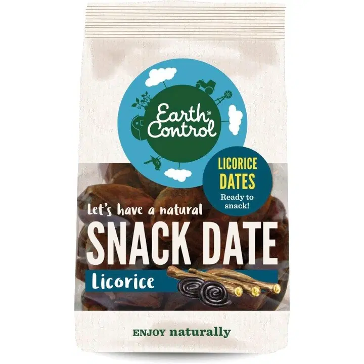Earth Control Snacktaatelit lakritsi 200g