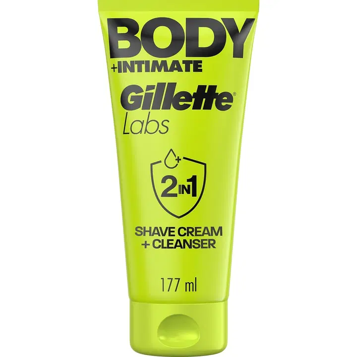 Gillette Labs Body + Intimate 2in1 ihokarvanajovoide + puhdistusaine 177ml