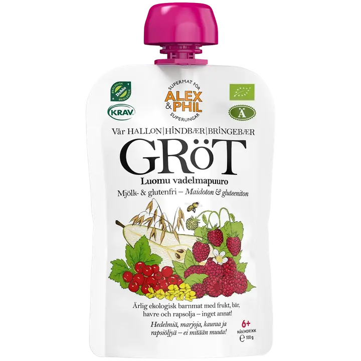 ALEX & PHIL Luomu Vadelmapuuro 100g