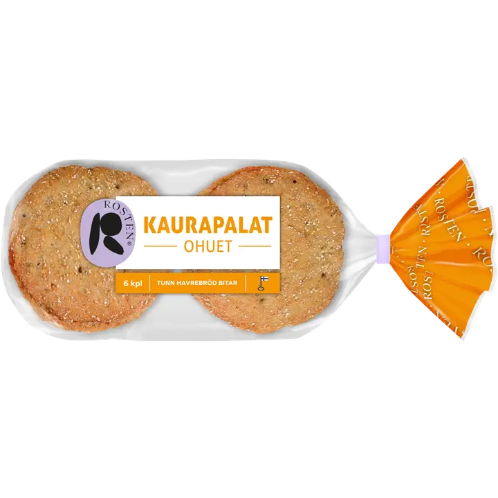 Rosten Ohuet Kaurapalat 6 kpl/250 g