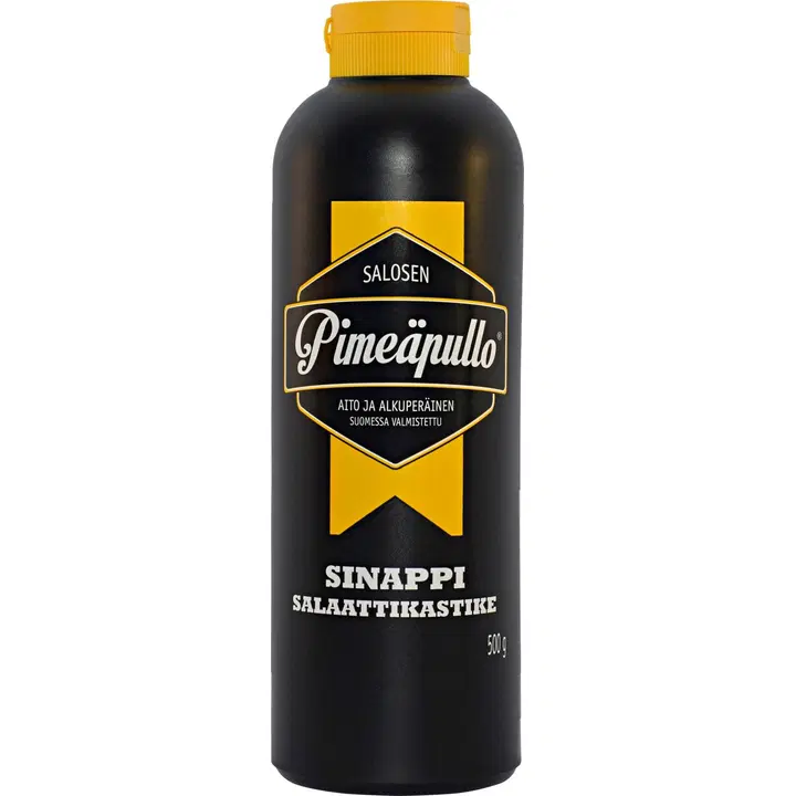 Salosen Pimeäpullo 500g Sinappisalaattikastike