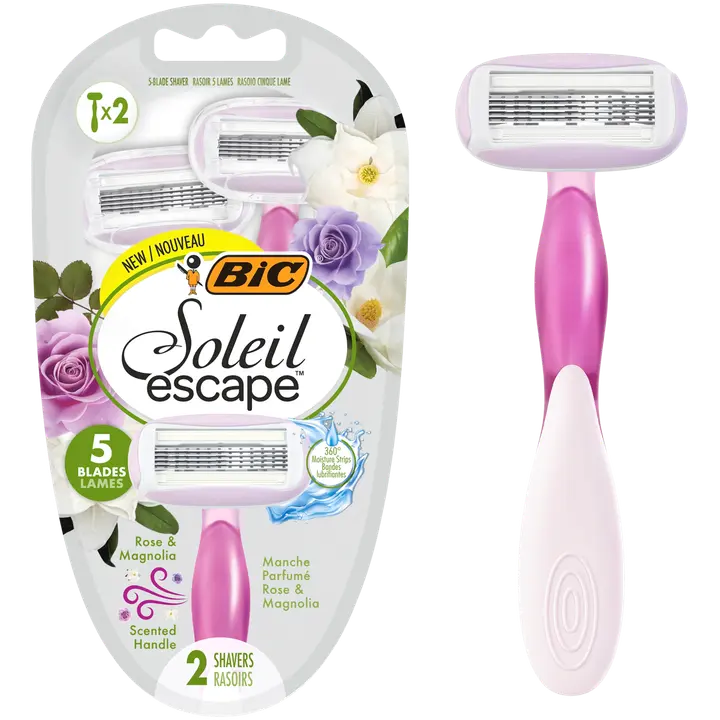 BIC varsiterä Soleil Escape 5 Rose & Magnolia 2-pack