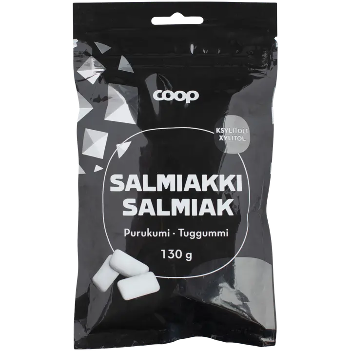 Coop ksylitolipurukumi salmiakki 130 g