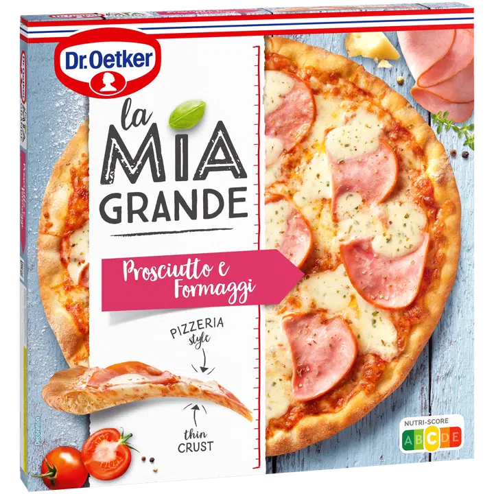Dr. Oetker La Mia Grande Prosciutto e Formaggi pakastepizza 400 g