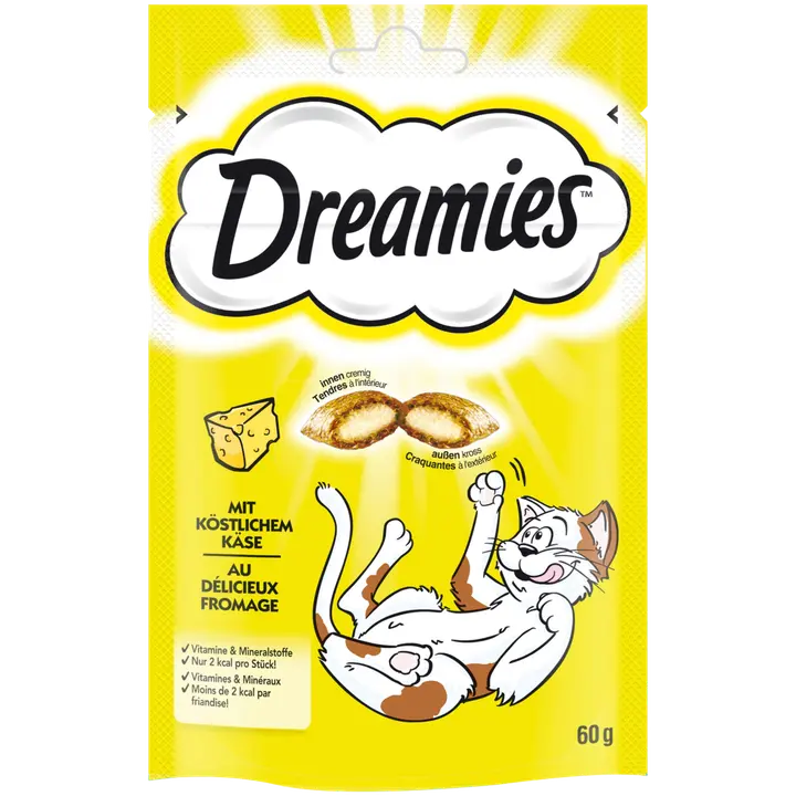 Dreamies kassimaiused juustuga 60g