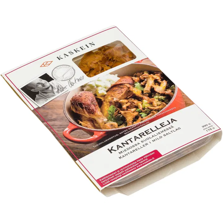 Kaskein Marja kantarelleja miedossa suolaliemessä 300/175g