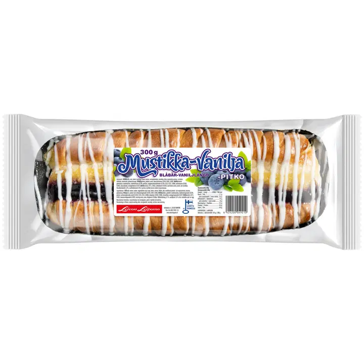 Leivon Leipomo Mustikka-vaniljapitko 300g