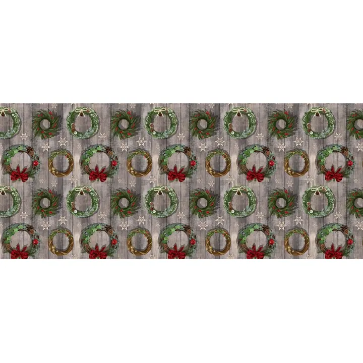 Dolce Vita pöytäliina PVC Chalet Noel green 140x240 cm, 5041/01