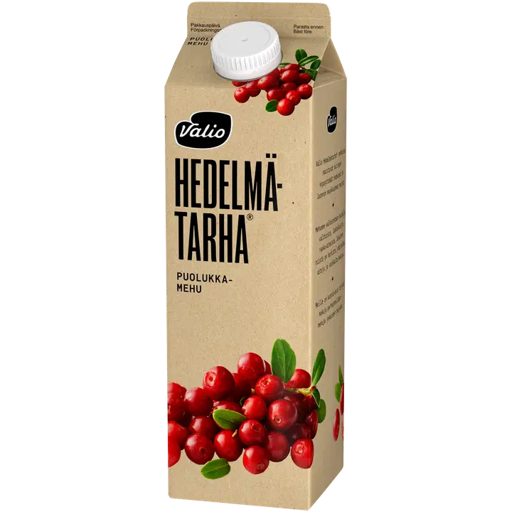 Valio Hedelmätarha® puolukkamehu 1 l