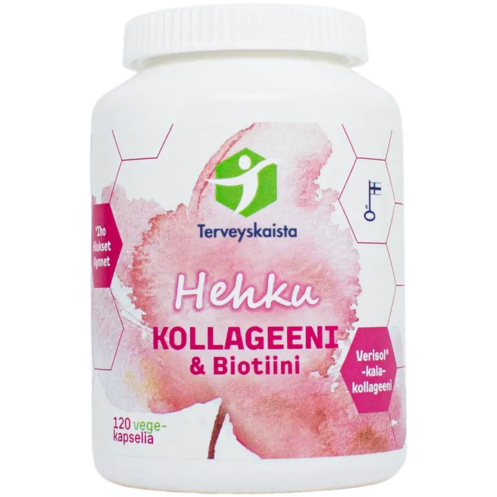 Terveyskaista Hehku Kollageeni & Biotiini 120 kaps.