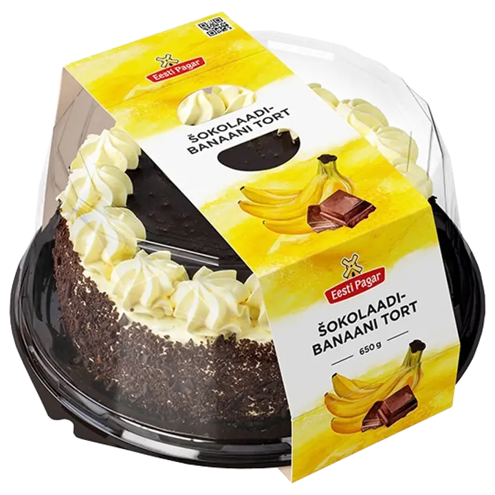Šokolaadi-banaani tort 650 g