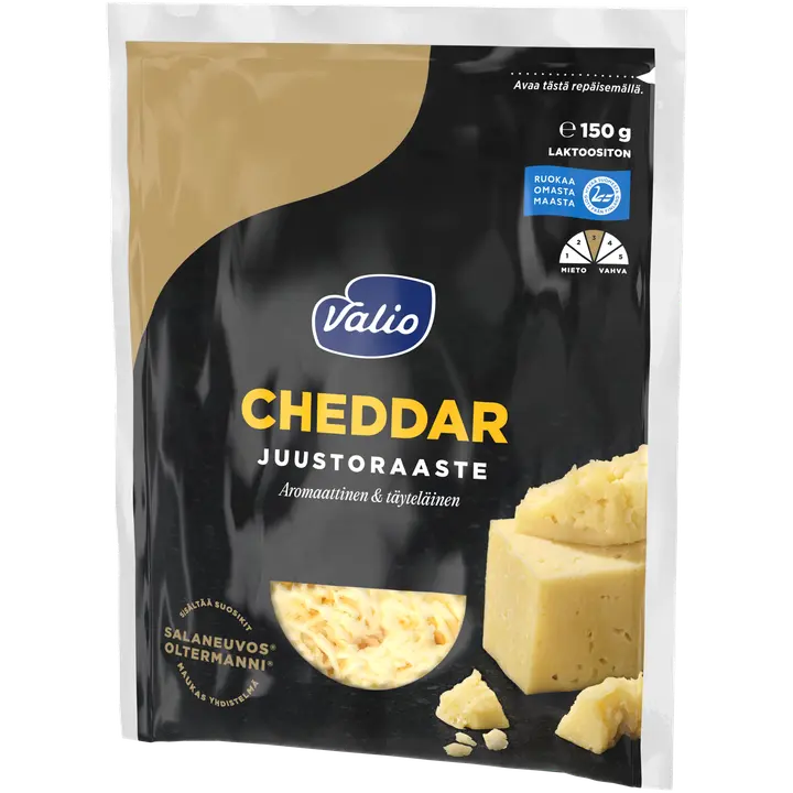 Valio cheddar e150 g juustoraaste