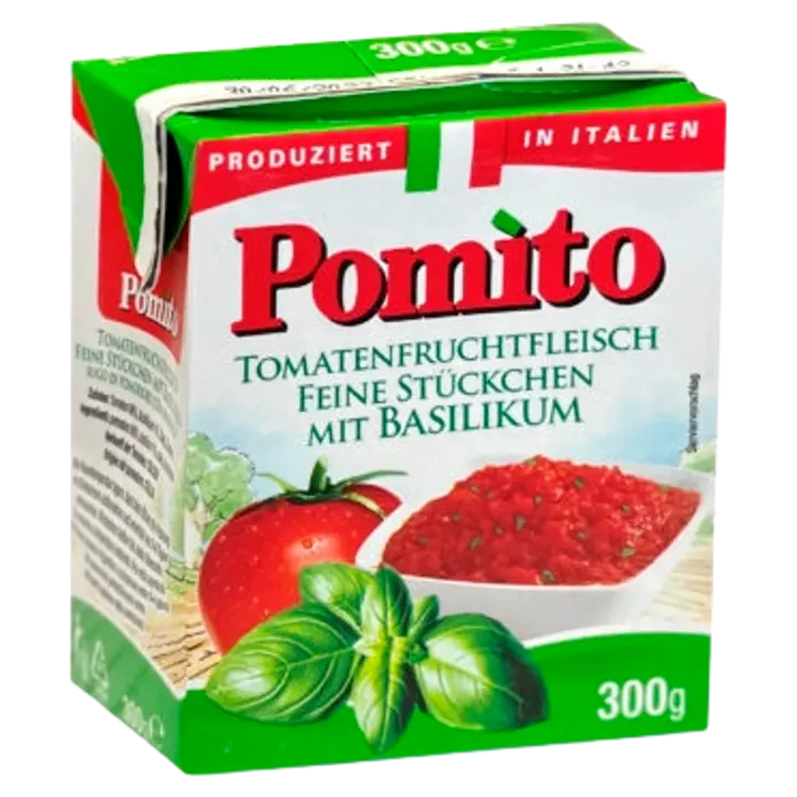 Pomito pomi purustatud tomat&basiilik 300g