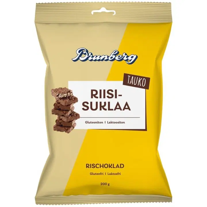 Brunberg Tauko Riisisuklaa 200g