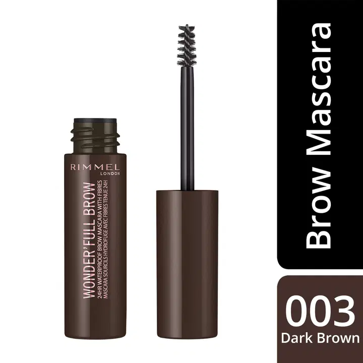 Rimmel London Wonder'Full Brow -kulmamaskara 4,5 ml, 003 Dark