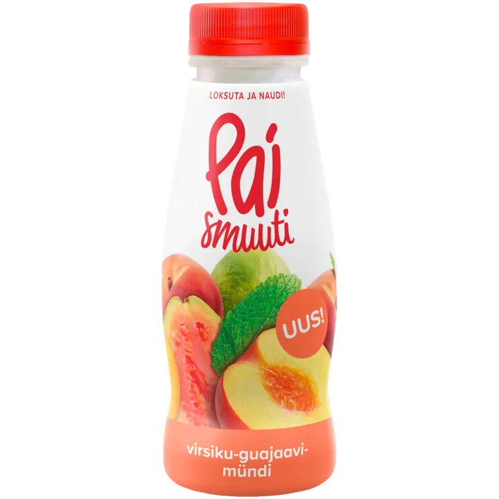 Põltsamaa virsiku-guajaavi-mündi smuuti 280 ml