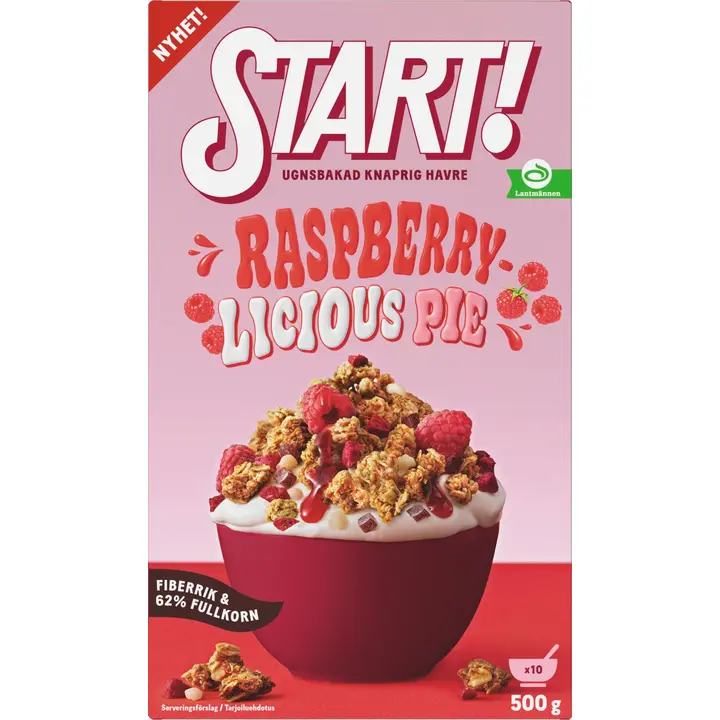 START! Raspberrylicious Pie granola 500g