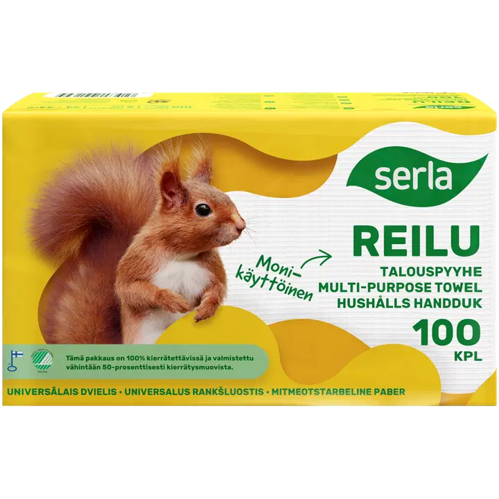 Serla Reilu Talouspyyhe 100 kpl