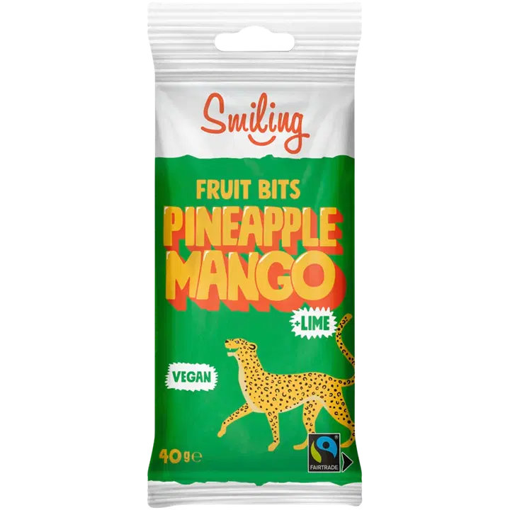 40g Smiling Fruit Balls Pineapple Mango + Lime