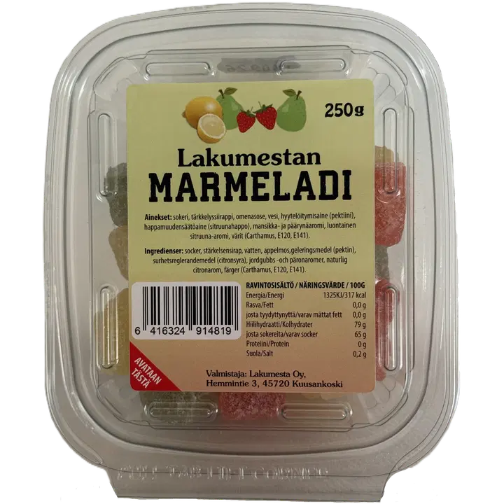 Lakumesta Oy Marmeladi 250g