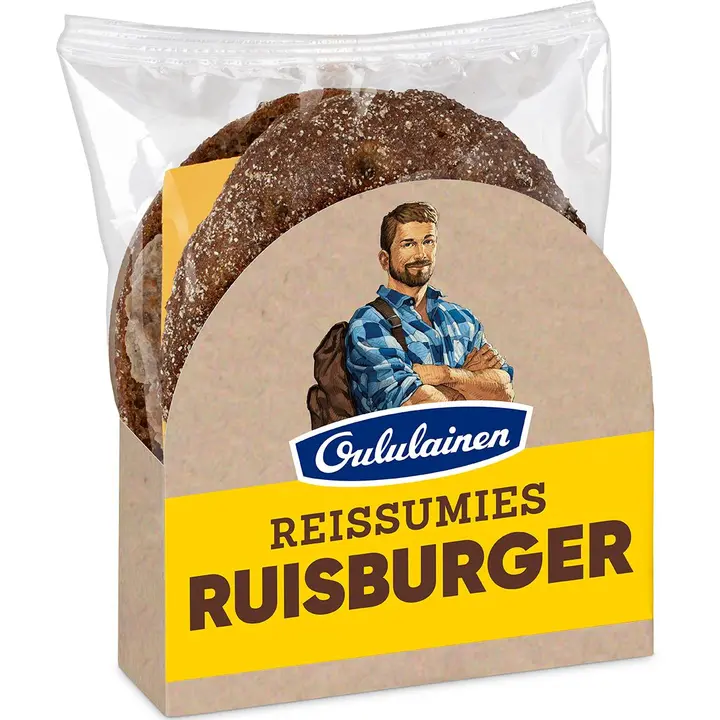 Oululainen Reissumies Ruisburger 160g