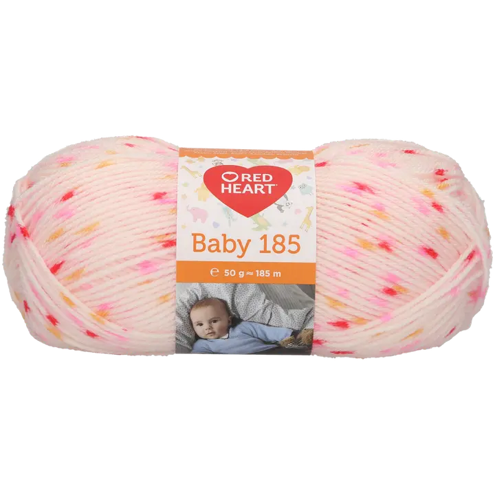 Lõng Red Heart Baby 50 g, värviline , 100% akrüül