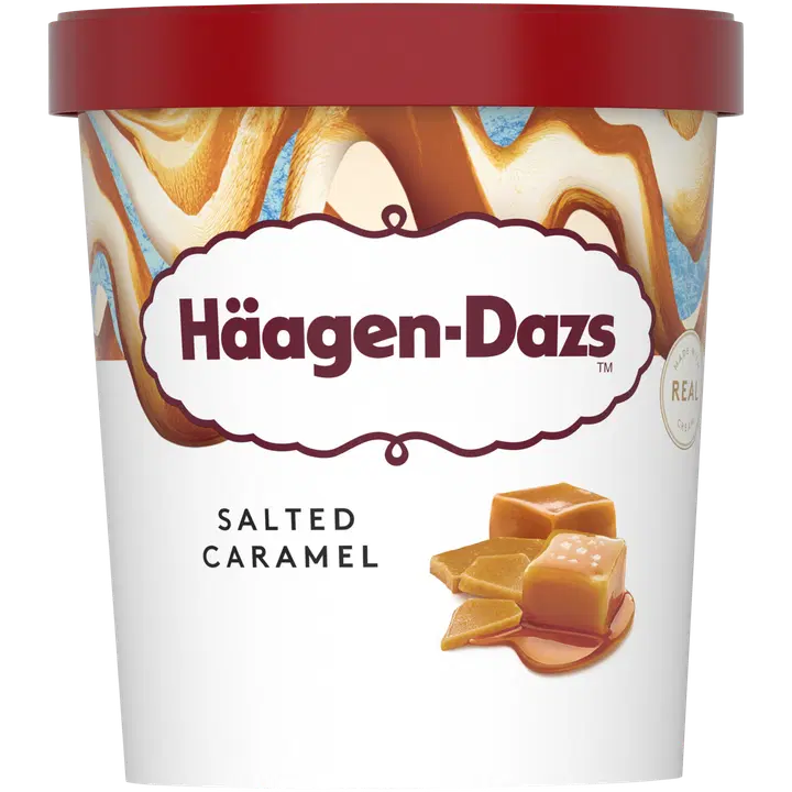 Häagen-Dazs Salted Caramel kermajäätelö 460ml/400g