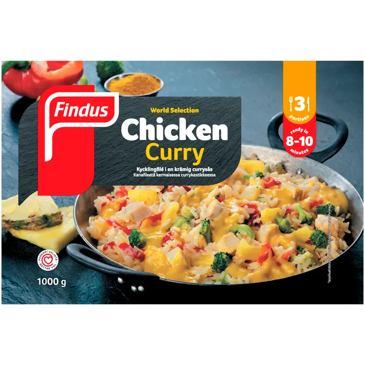 Findus Chicken Curry 1000g, pakaste