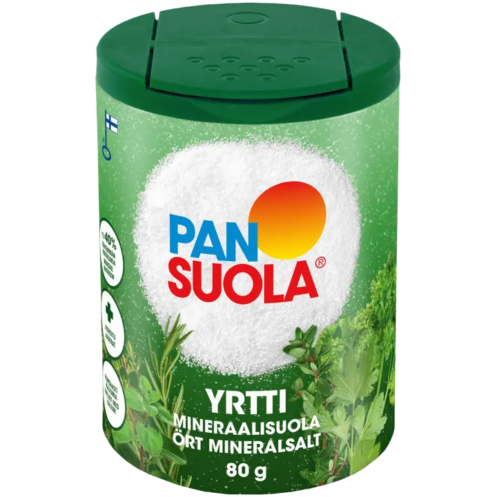 Pansuola Yrttimineraalisuola 80g