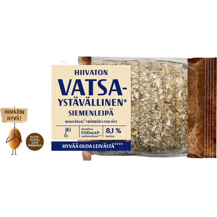 Fazer Vatsaystävällinen hiivaton siemenleipä 420g