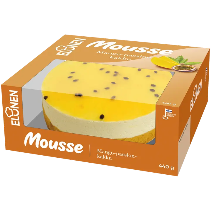Elonen Mousse Mango-passion Kakku 440g