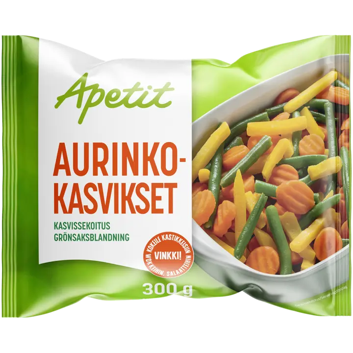 Apetit Aurinkokasvikset kasvissekoitus pakaste 300g
