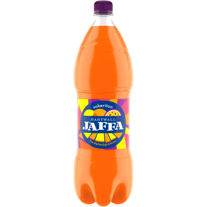 Hartwall Jaffa Hedelmäpommi Sokeriton virvoitusjuoma 1,5 l
