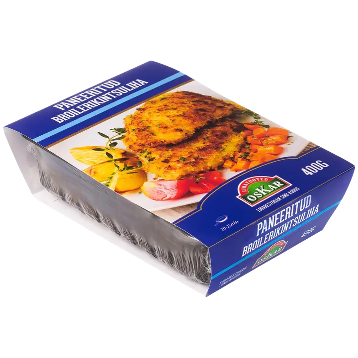 Oskar Paneeritud Broilerikintsuliha 400 G