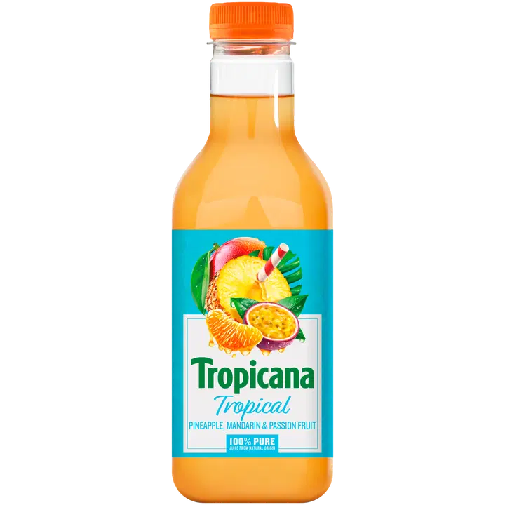 Tropicana tropical fruit hedelmätäysmehu 0,9l