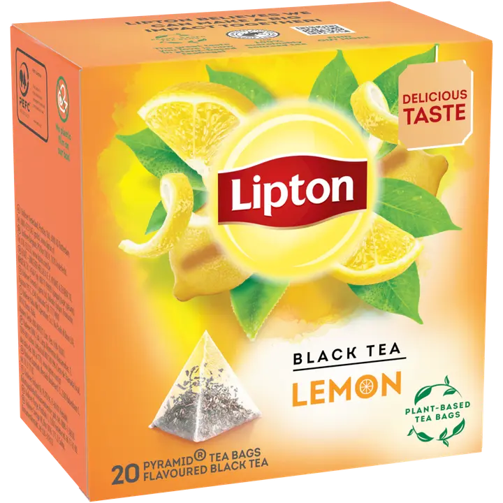 Lipton 20ps Lemon pyramidi musta tee