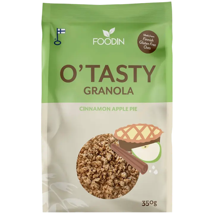 Foodin O`Tasty Omena-Kauragranola 350g