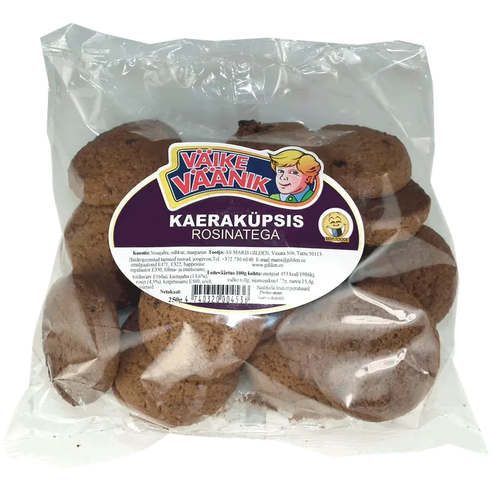 Väike Väänik kaeraküpsis rosinaga 250 g
