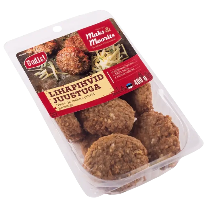 Maks ja Moorits Lihapihvid Juustuga 400G