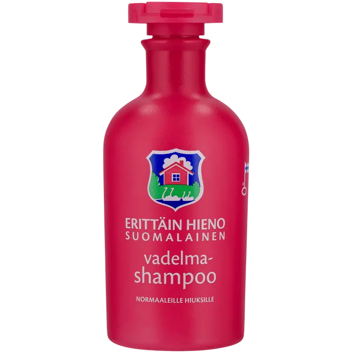 Erittäin Hieno Suomalainen Vadelmashampoo 300ml