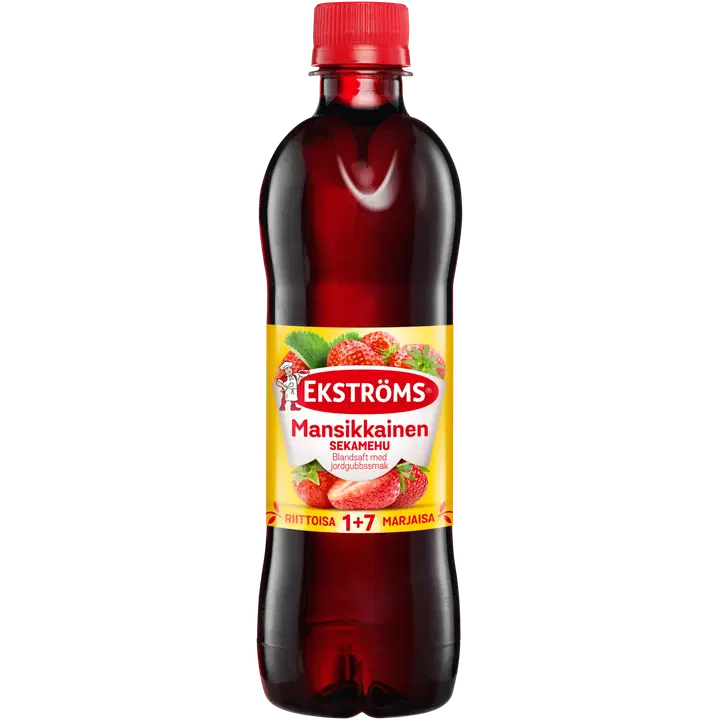 Ekströms mansikkainen sekamehutiiviste 0,5l