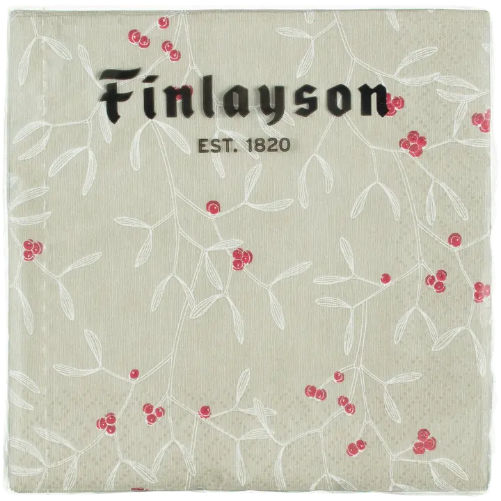 Finlayson Misteli hiekka lautasliina 20kpl/24cm