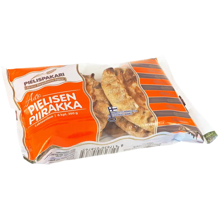 Aito Pielisen piirakka 6 kpl/pss, 360 g, laktoositon