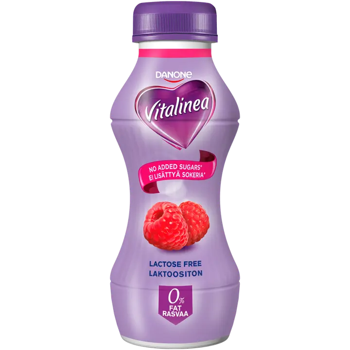 Danone Vitalinea juotava vadelmajogurtti 290g
