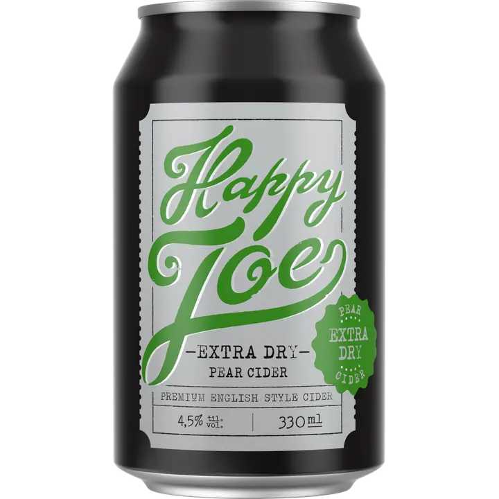 Happy Joe Extra Dry Pear siideri 4,5% 0,33 l