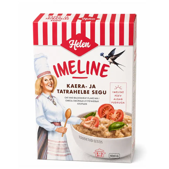 Helen imeline röstitud tatra -ja kaerahelbesegu 500g