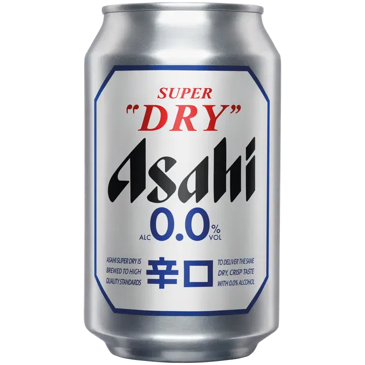 Asahi Super Dry 0,0 til-% 33cl tlk