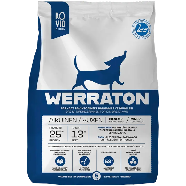 Werraton Aikuinen koiranruoka 5 kg